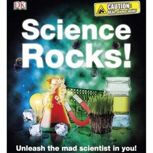 Science Rocks! Hardcover Science Experiment Book and facts for Kids